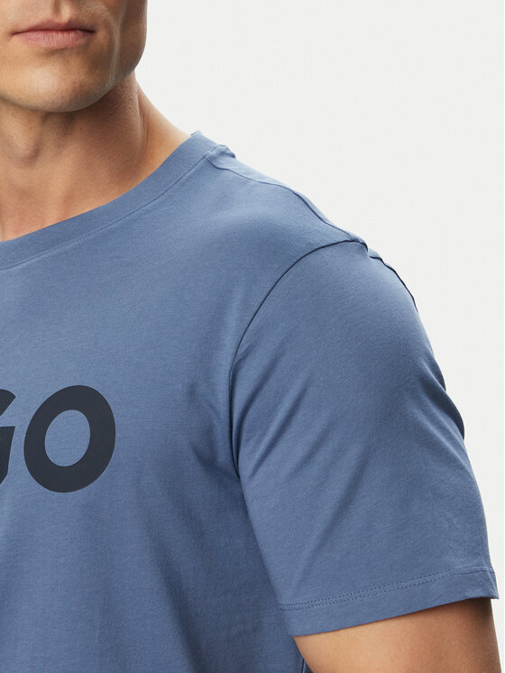 HUGO HUGO T-shirt Dulivio 50467556 Plava Regular Fit