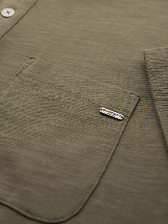 Ombre Ombre Polo OM-POWS-0142 Khaki Regular Fit