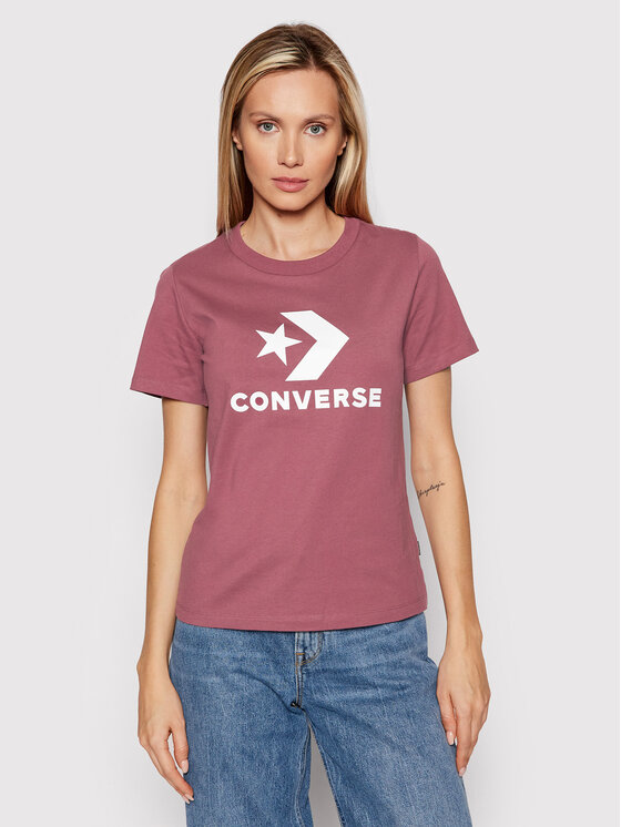جاموكا Converse T-shirt 10018569-A33 Rose Regular Fit جاموكا