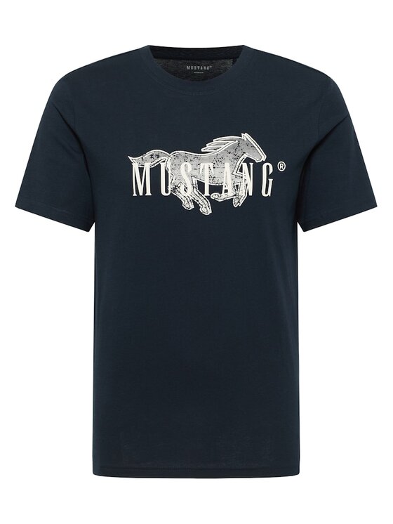 Mustang Mustang T-shirt Style Austin Blu scuro Regular Fit