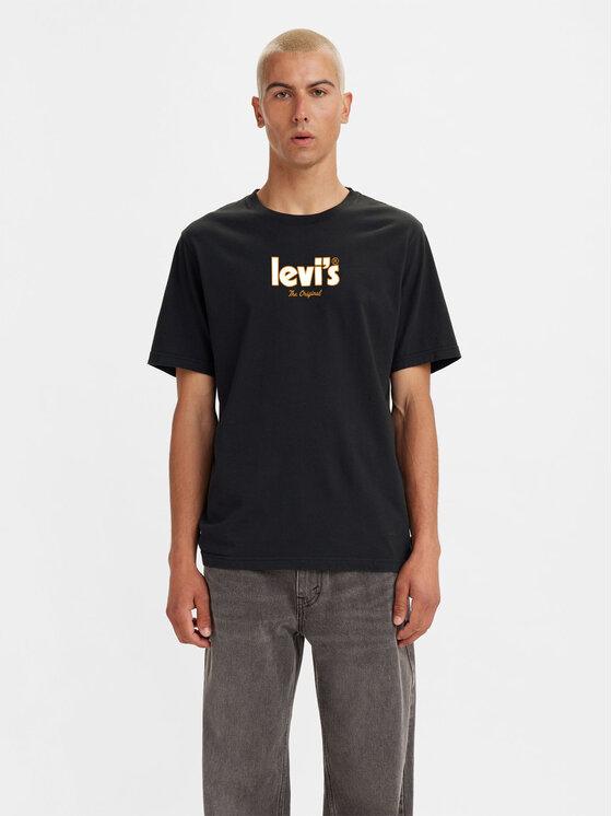 Levi's® Majica Graphic Tee 161430826 Črna Relaxed Fit