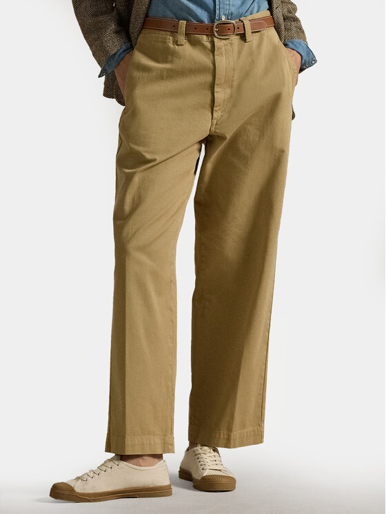 Polo Ralph Lauren Polo Ralph Lauren Pantaloni din material 211967729002 Bej Straight Fit