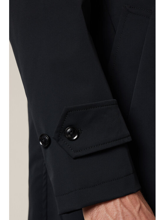 Lancerto Lancerto Płaszcz Vernier KU073225000003 Granatowy Regular Fit