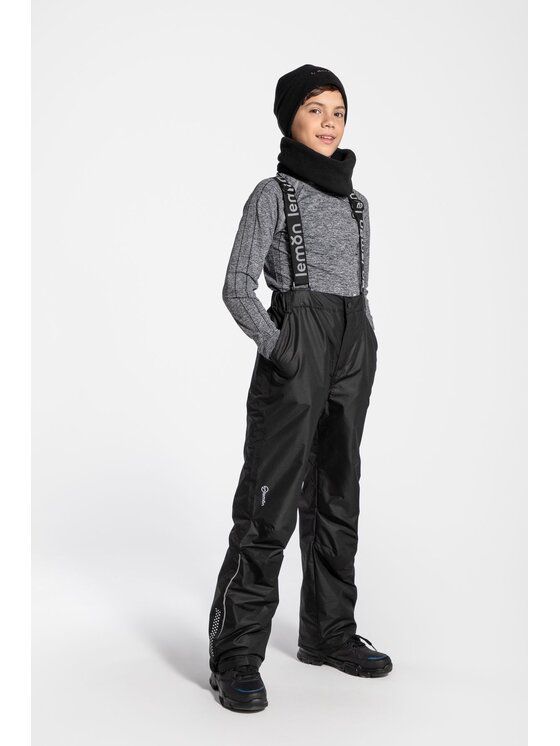 Lemon Explore Lemon Explore Spodnie narciarskie ZL4119601OSB-021 Czarny Regular Fit