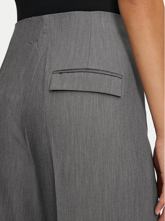 Vero Moda Vero Moda Hlače iz tkanine Vika 10323447 Siva Straight Fit