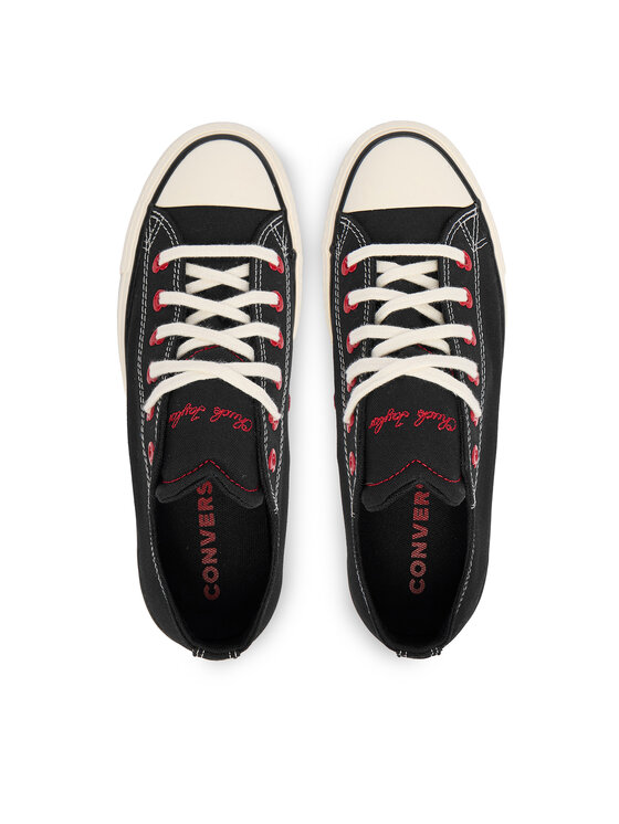 Converse Converse Tornacipő Chuck Taylor All Star Lift Platform Hearts A19059C Fekete