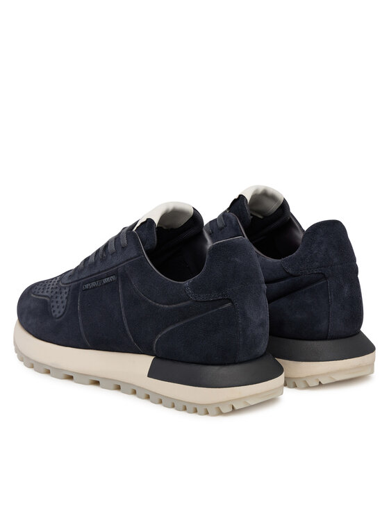 Emporio Armani Emporio Armani Sneakersy EM003740 AF19728 ZB005 Granatowy