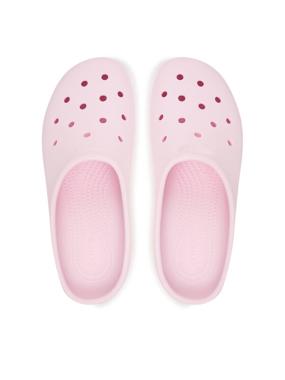 Crocs Crocs Klapki Classic Low Profile Clog 211139 Różowy