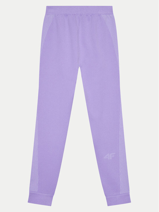 4F 4F Komplet bielizny termoaktywnej 4FJWAW24USEAF150 Fioletowy Slim Fit