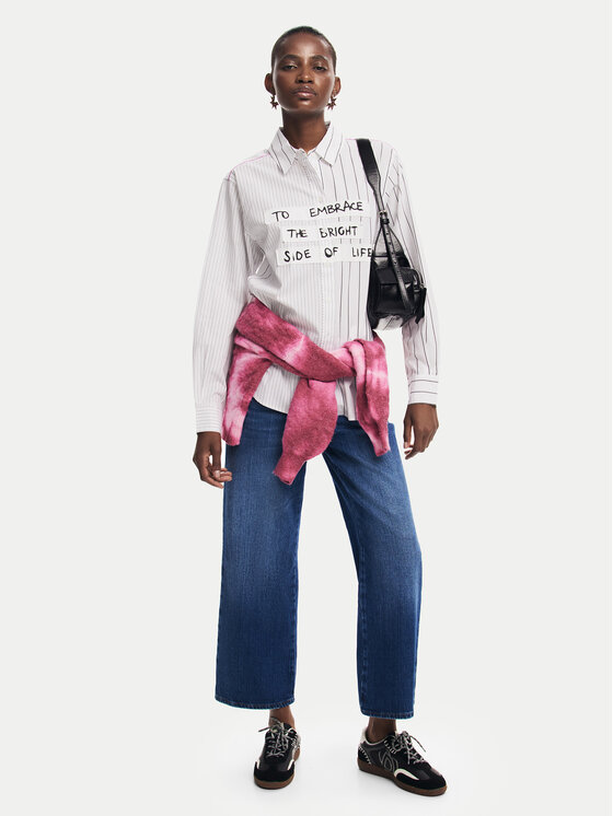 Desigual Desigual Košile Ykohama 24WWCW19 Bílá Regular Fit