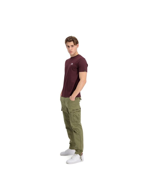 Alpha Industries Alpha Industries T-Shirt AI.188505-21-3XL Bordó Basic Fit
