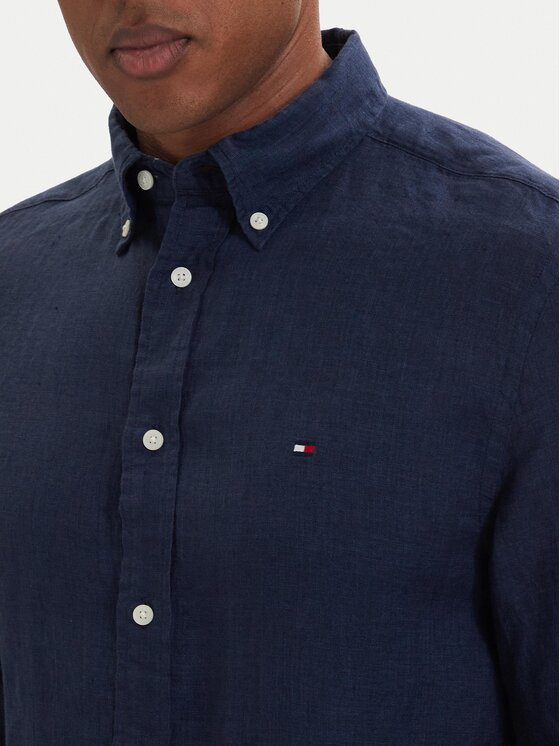Tommy Hilfiger Tommy Hilfiger Πουκάμισο MW0MW41530 Σκούρο μπλε Regular Fit
