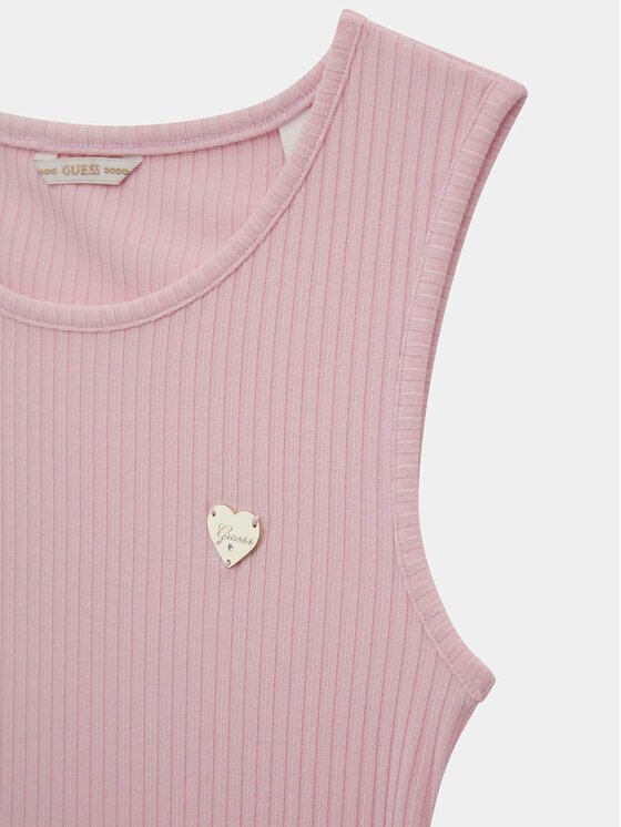 Guess Kids Guess Kids Sukienka codzienna 173247 Różowy Classic Fit