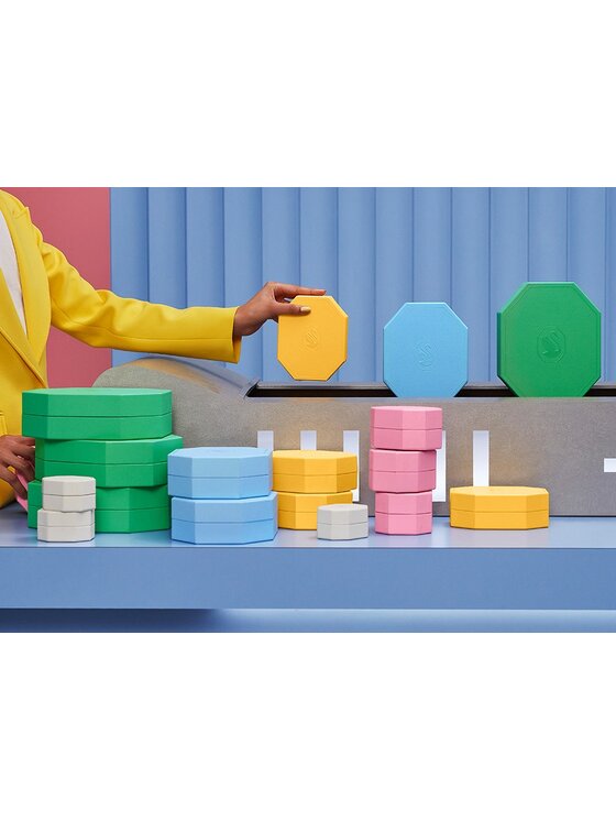 Swarovski Swarovski Сережки Gema 5692412 Голубий