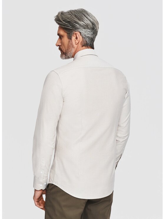 Pako Lorente Pako Lorente Koszula P26SN-1X-020 Beżowy Slim Fit