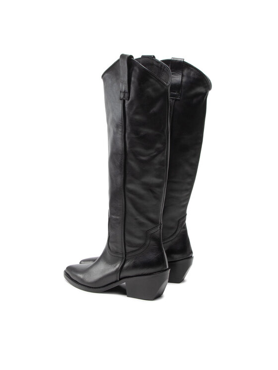 Simple Simple Cowboystiefel SL-15-02-000093 Schwarz