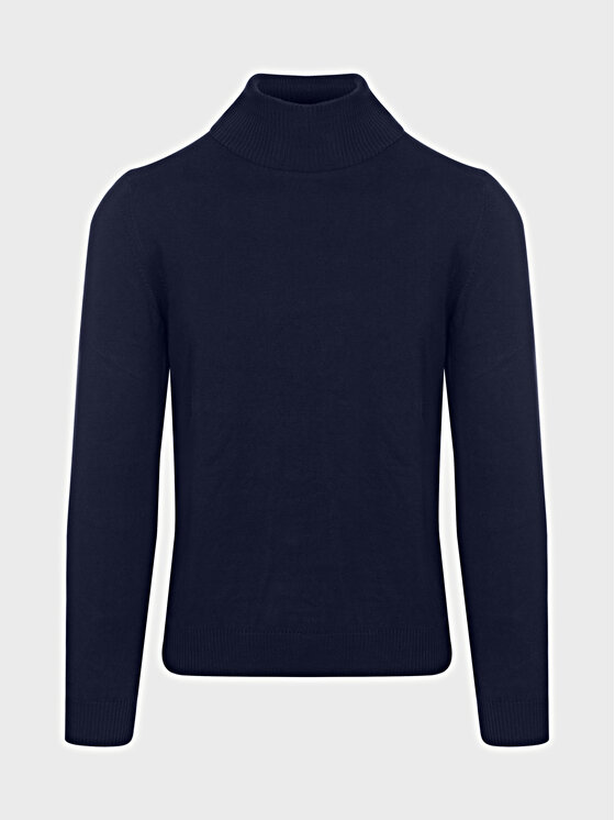 Evenemen Evenemen Sweter Golf Granatowy Slim Fit