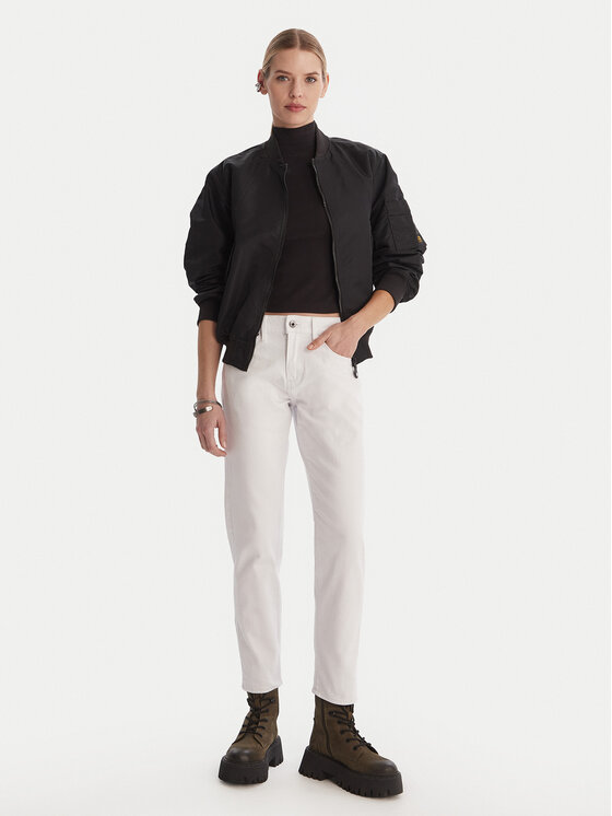 G-Star Raw G-Star Raw Jeans hlače Kate D15264-C301 Bela Boyfriend Fit