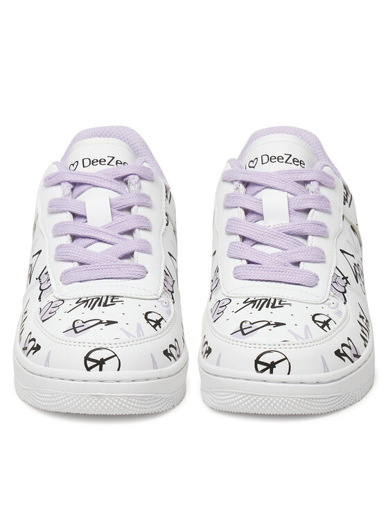 DeeZee DeeZee Sneakersy K191562-1 Biela
