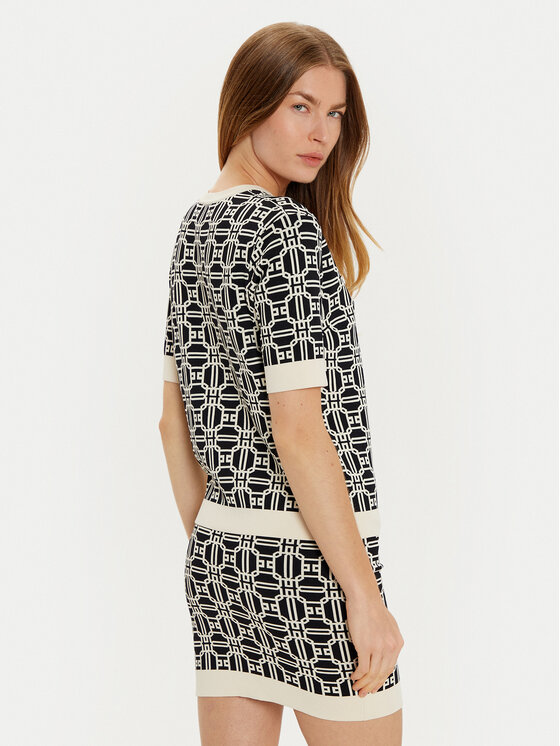 Elisabetta Franchi Elisabetta Franchi Πουλόβερ MK-19B-47E2-V250 Μαύρο Regular Fit