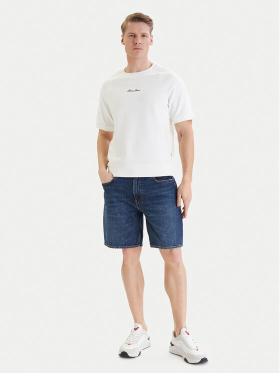 Guess Jeans Guess Jeans T-shirt M6GQB2 KCPR1 Bianco Oversize