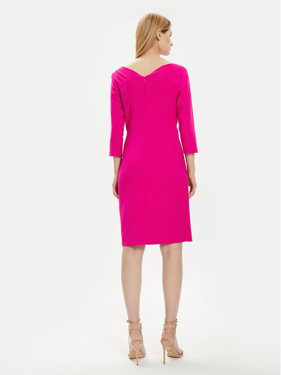 Joseph Ribkoff Joseph Ribkoff Sukienka koktajlowa 241705 Różowy Slim Fit