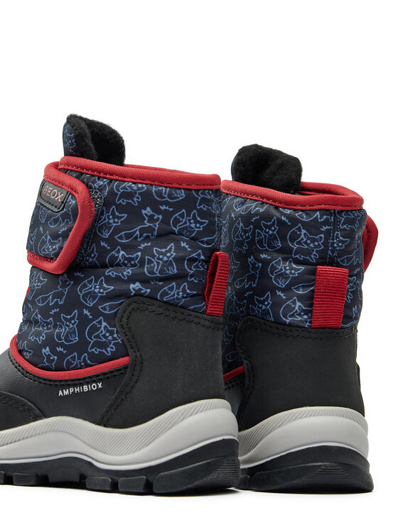 Geox Geox Μπότες Χιονιού B Flanfil Boy B Abx B263VE 0BCMN C0048 M Μαύρο