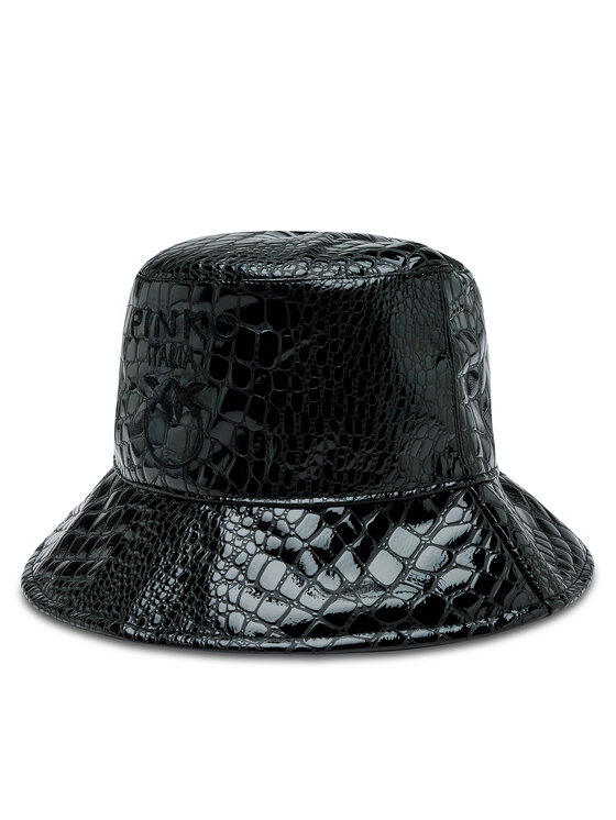 Pălărie Pinko Bucket Bios Buckle Hat AI 23-24 PPRE 101819 A165 Negru
