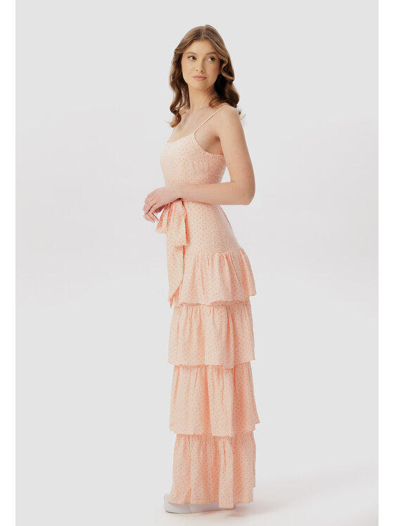 LAURELLA LAURELLA Sukienka codzienna 4SS129 Różowy Regular Fit