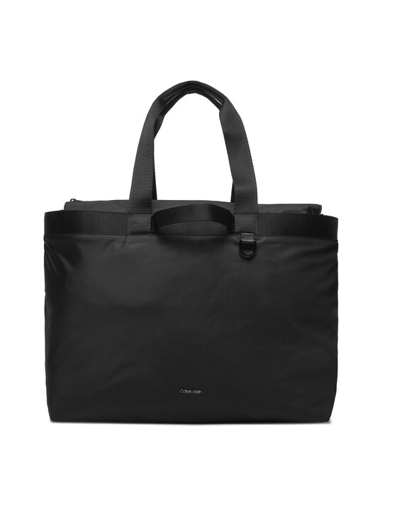 Calvin Klein Taška Ck Est Nylon Shopper K50K512117 Čierna