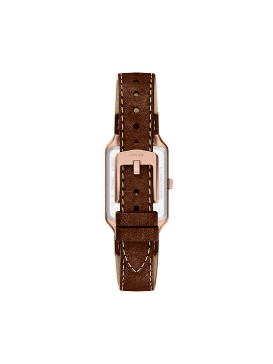 Fossil Fossil Zegarek Raquel ES5503 Brązowy ciemny