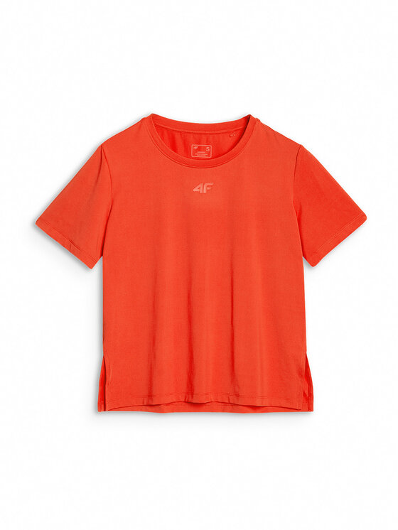 4F 4F Funkčné tričko BASIC+ Červená Oversize