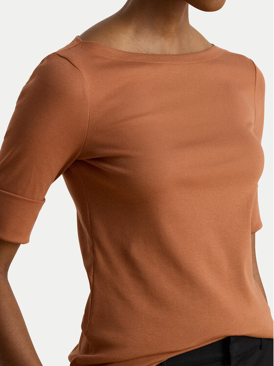 LAUREN RALPH LAUREN LAUREN RALPH LAUREN Majica Judy 200654963505 Narančasta Slim Fit