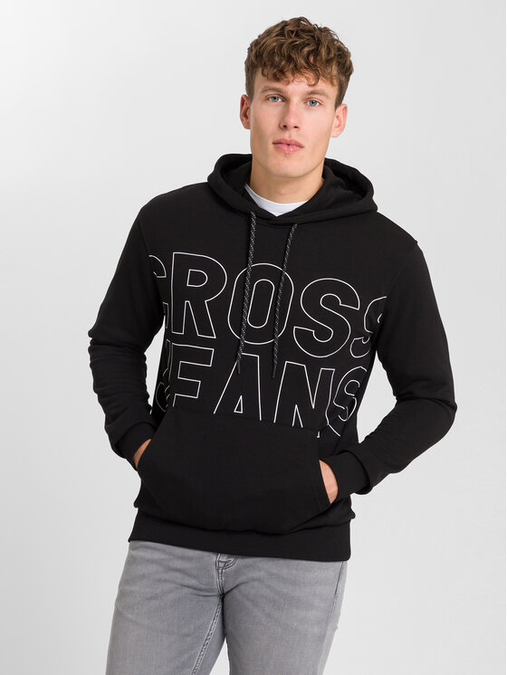 Bluza Cross Jeans, Rozmiar XL, Czarny, 25366-020