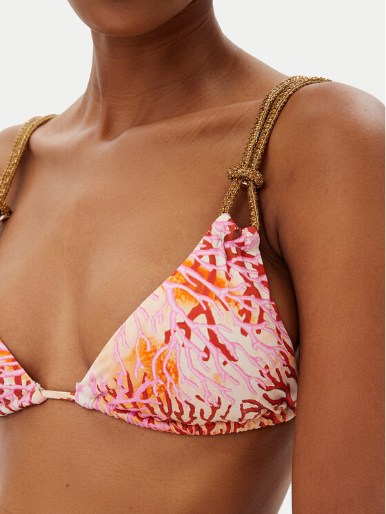 Guess Guess Bikinio viršus E5GJ39 KCUN0 Koralų
