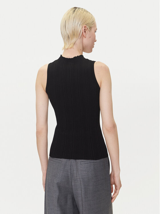 HUGO HUGO Majica Sarepilk 50542597 Crna Slim Fit