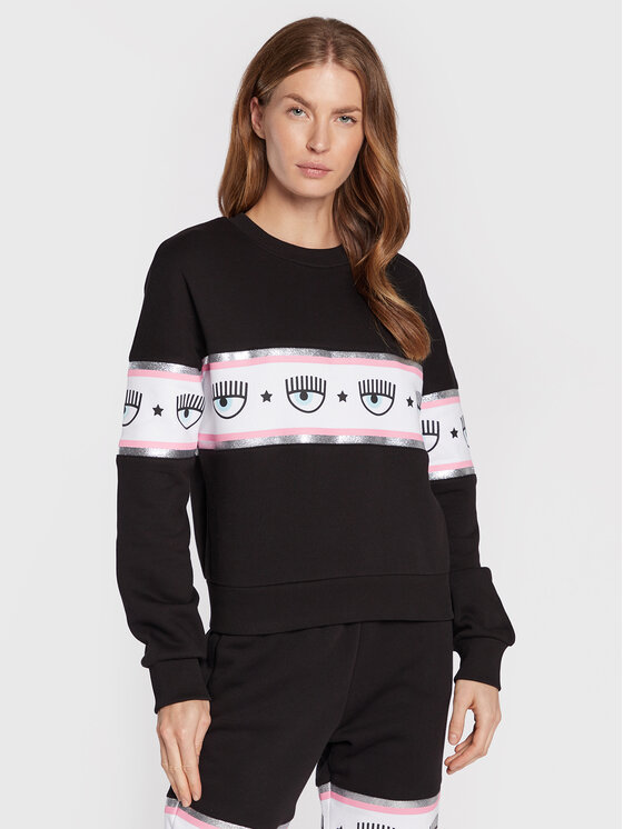 Chiara Ferragni Jopa 73CBIT11 Črna Regular Fit