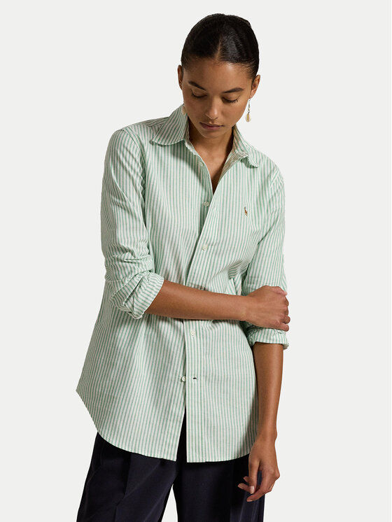 Polo Ralph Lauren Polo Ralph Lauren Košile 211941508007 Zelená Slim Fit