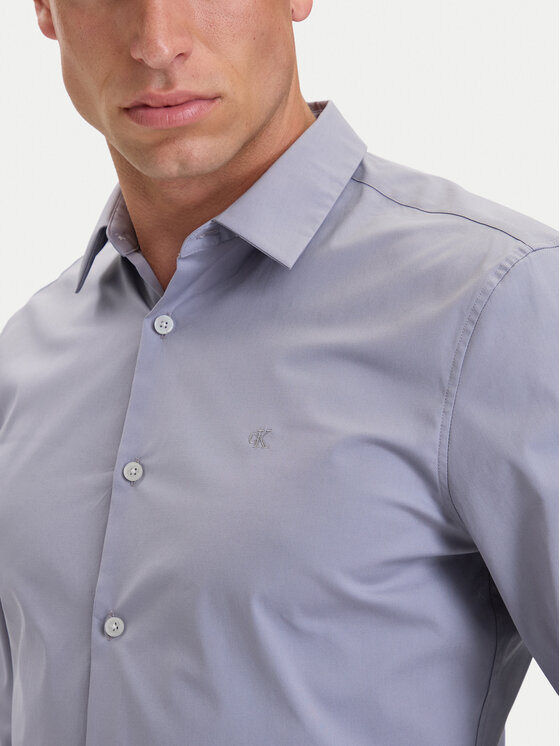 Calvin Klein Calvin Klein Риза LV04LB145G Светлолилав Slim Fit