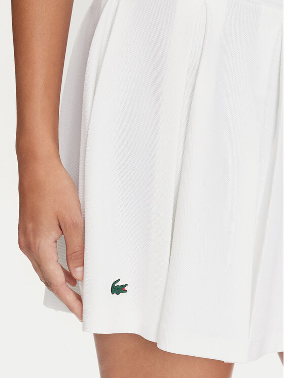 Lacoste Lacoste Spódnica tenisowa JF0990 Biały Regular Fit
