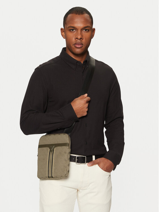 Guess Guess Torbica za okrog pasu HMMIST P5123 Khaki