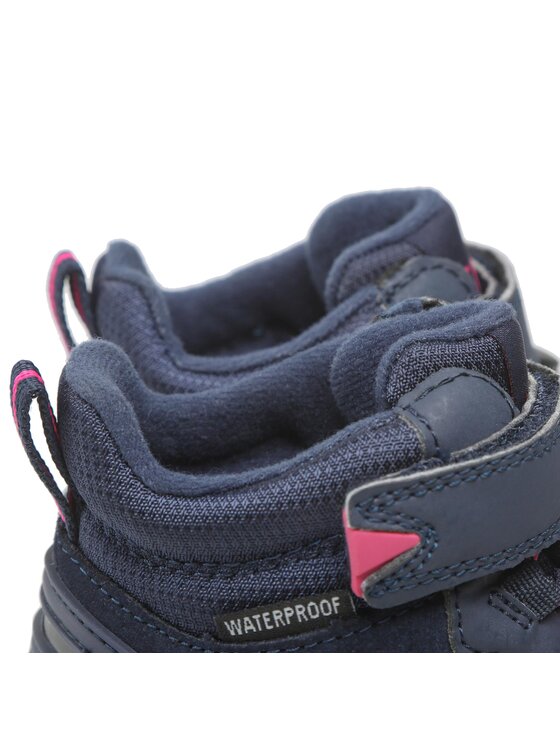 CMP CMP Sneakersy Kids Hadil Leather Wp Urban Shoes 3Q84524 Granatowy