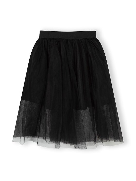 minoti minoti Spódnica tiulowa 30SKIRT159 Czarny Regular Fit