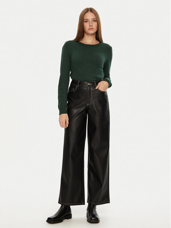 Vila Vila Maglione Ril 14054177 Verde Regular Fit