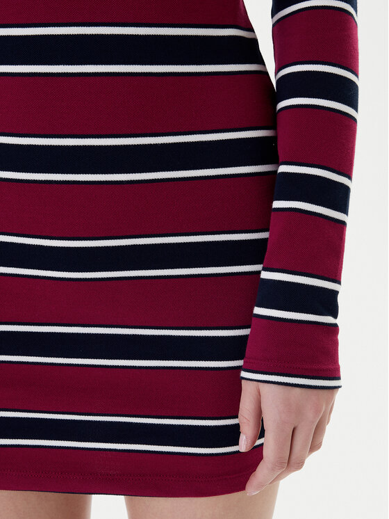 Tommy Jeans Tommy Jeans Rochie de zi DW0DW21901 Roșu Regular Fit