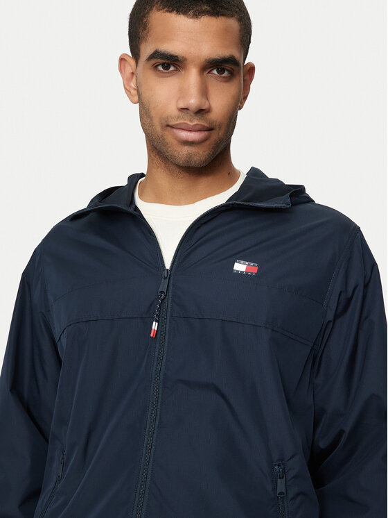 Tommy Jeans Tommy Jeans Wiatrówka Chicago DM0DM20204 Granatowy Regular Fit