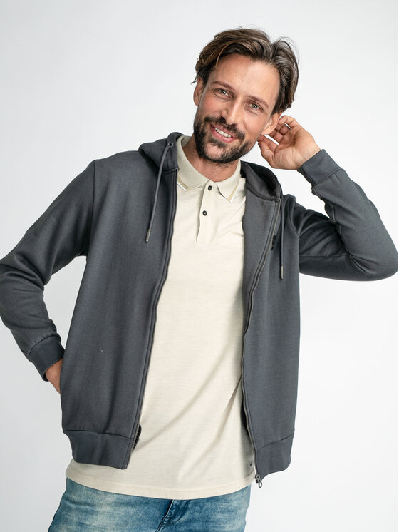 Felpa M-1030-SWH303 Nero Regular Fit