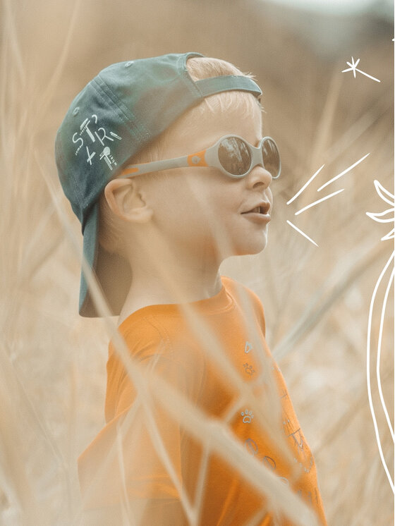 Julbo Julbo Okulary przeciwsłoneczne dziecięce LOOP L Czerwony