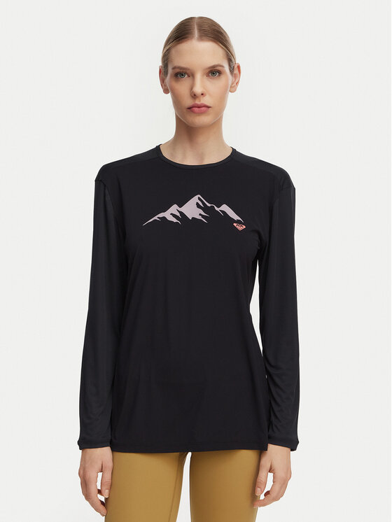 Roxy Tricou tehnic Boundless Spirit 2 ERJKT04329 Negru Regular Fit