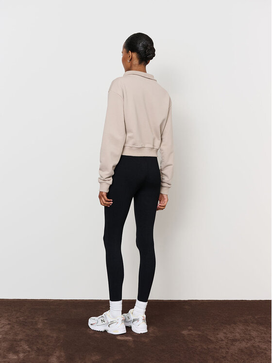 La Mania La Mania Mikina RIPPLE Béžová Classic Fit